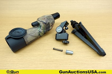 Bushnell, Nikon Scope. Good Condition. One Camo Spotting Scope. (79007) (GSCO85)