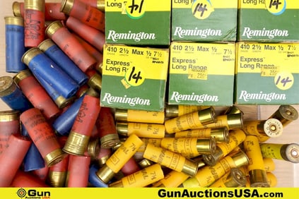 Remington, Winchester 12 Ga. 20 Ga., .410 Ga. Ammo. Approx. 213 Rds in total; Approx. 36 Rds of 12