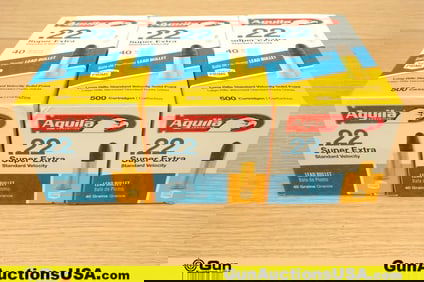 Aguilla .22LR Ammo. 1500 Rds. 40 Gr. . (79046) (GSCU48)