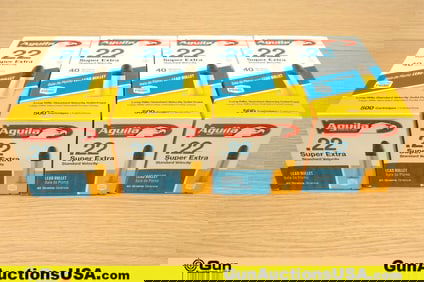 Aguilla .22LR Ammo. 2000 Rds, 40 Gr. . (79045) (GSCU24)