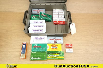 Winchester, Western, Remington, Etc. 30.30, .22S, .22LR Ammo. Approx. 900 Rds in Total; Approx. 120