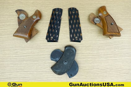 Herrett, British Surplus, S&W COLLECTOR'S Grips. Good Condition. One Set of Harrett Diamond Grips