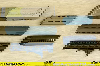 LWRCI, Magpul, Midwest Industries Hand Guards, Etc. . Very Good. One Midwest Industries M-LOK Rail,