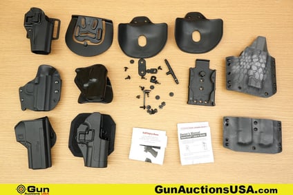 Safariland, Sig Sauer, Black Hawk, Etc. Holsters. Very Good. Assorted Kydex Holsters. . (79698)