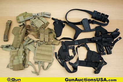 Uncle Mike's, Etc. Holsters. Very Good. Assorted Nylon Holster Rigs. . (79701) (GSCO68)