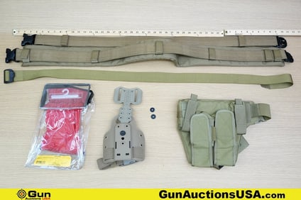 Safariland, Black Water Gear, 511, Etc. Accessories. Very Good. Assorted Straps, Mag Carriers and