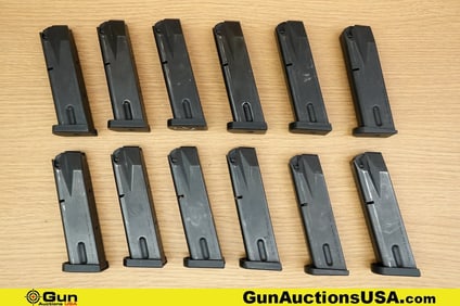 Beretta .40 S&W Magazines. Very Good. Twelve Metal- 11 Rd Beretta 96, 40 S&W Magazines. . (79092)