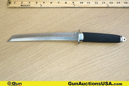 COLD STEEL Fixed Blade Knife. Excellent. A Very Nice 8.5" TANTO Style Fixed Blade Knife, with