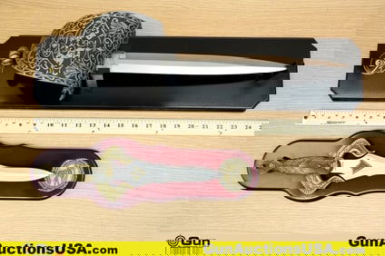 CUT THROAT ISLAND, UNITED CUTLERY/ STARGATE Mini Cutlass, Replica Sword, Daggar. Excellent. One "CUT