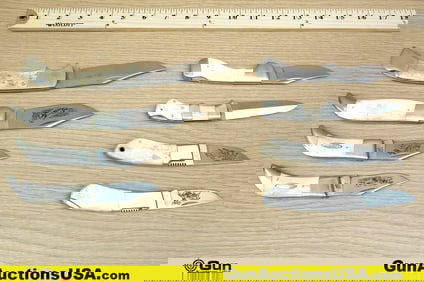 FROST CUTLERY Assorted Knives. Good Condition. Eight Assorted Pocket Knives. . (78989) (GSCM80)