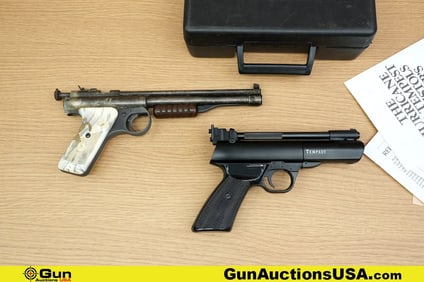 Benjamin Franklin, Webley & Scott LTD, BB PISTOLS. Good Condition. One Webley & Scott Spring Tempest