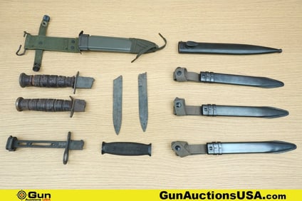 German Surplus, Etc. COLLECTOR'S Scabbard, Knife Handles, Etc. . Good Condition. One USM8A1
