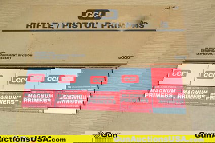 CCI PRIMERS. 5000- 1.4S RIFLE/PISTOL PRIMERS In Sealed Box. . (79051) (GSCT85)