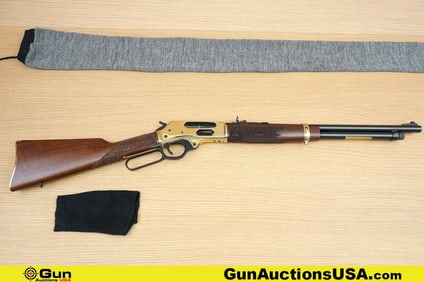 HENRY H024-4570 .45-70 GOVT. APPEARS UNFIRED Rifle. Excellent. 20" Barrel. Shiny Bore, Tight Action