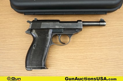 Walther P.38 9mm MATCHING NUMBERS Pistol. Good condition, Normal Handling Marks, Scattered Spotting