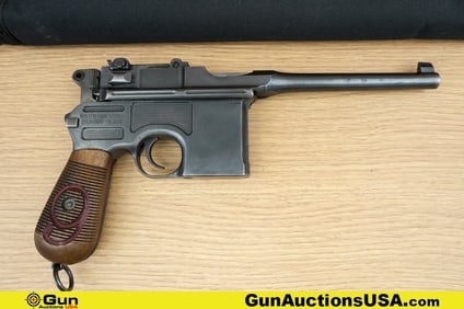 WAFFENBRIK MAUSER C96 9mm MATCHING NUMBERS Pistol. Very Good. 5.5" Barrel. Shiny Bore, Tight Action