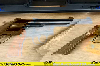 S&W 14-3 .38 S&W SPL Revolver. Very Good. 5 7/8" Barrel. Shiny Bore, Tight Action GORGEOUS BLUING on