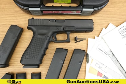 Glock 17 Gen 4 9X19 Pistol . Very Good. 4.5" Barrel. Shiny Bore, Tight Action Semi Auto Features a