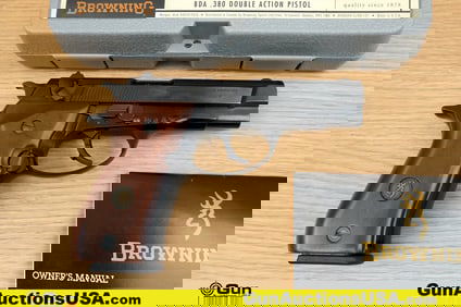 FN BROWNING BDA-380 .380 AUTO Pistol. Very Good. 3.75" Barrel. Shiny Bore, Tight Action Semi Auto