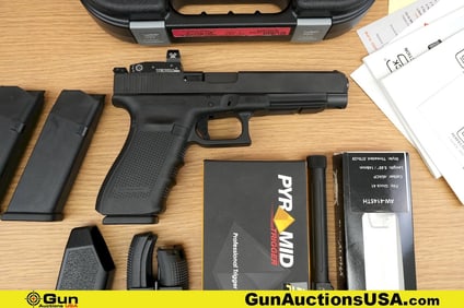 Glock 41 GEN 4 .45 AUTO THREADED BARREL Pistol. Very Good. 5.25" Barrel. Shiny Bore, Tight Action