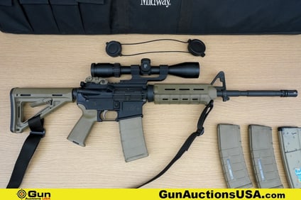 S&W M&P-15 5.56 NATO THREADED BARREL Rifle. Very Good. 16" Barrel. Shiny Bore, Tight Action Semi