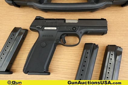 Ruger 9E 9MM LUGER Pistol. Very Good. 4" Barrel. Shiny Bore, Tight Action Semi Auto Features a Drift