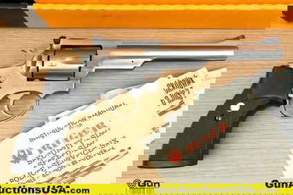 RUGER SECURITY SIX .357 MAGNUM Revolver. Very Good. 6" Barrel. Shiny Bore, Tight Action Features a