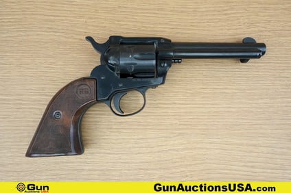 ROHM 66 .22 LR Revolver. Good condition, Normal Handling Marks, Scattered Spotting and/or Pitting.