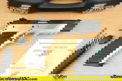 TANFOGLIO WITNESS .45 ACP Pistol. Very Good. 4.75" Barrel. Shiny Bore, Tight Action Semi Auto