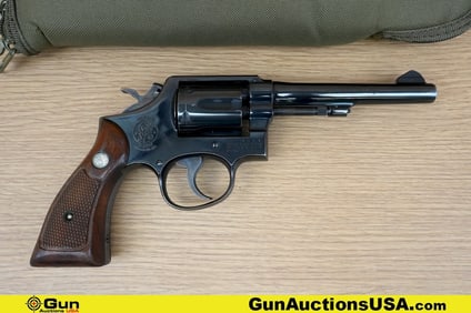 S&W 10-5 .38 S&W SPECIAL CTG COLLECTOR'S Revolver. Very Good. 5" Barrel. Shiny Bore, Tight Action