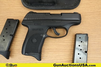 Ruger LC9S 9MM LUGER Pistol. Very Good. 3 1/8" Barrel. Shiny Bore, Tight Action Semi Auto Features a