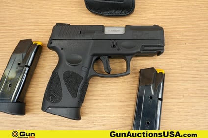 Taurus G2C 9mm Pistol. Very Good. 3.25" Barrel. Shiny Bore, Tight Action Semi Auto Features a