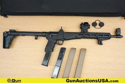 KEL-TEC SUB-2000 9X19 CAMP GUN Rifle. Very Good. 16" Barrel. Shiny Bore, Tight Action Semi Auto A