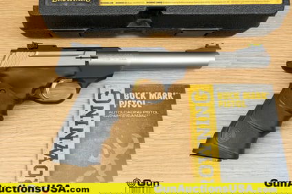 BROWNING BUCK MARK .22 LR Pistol. Very Good. 5.5" Barrel. Shiny Bore, Tight Action Semi Auto