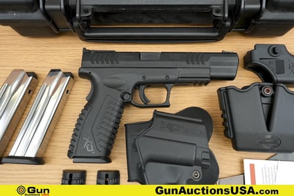 SPRINGFIELD XD-9 5.25 9mm COMPETITION Pistol. Very Good. 5.25" Barrel. Shiny Bore, Tight Action Semi