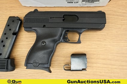 Hi-Point C9 9MM LUGER Pistol. Excellent. 3.5" Barrel. Shiny Bore, Tight Action Semi Auto Features a