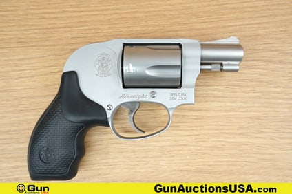 S&W AIRWEIGHT .38 S&W SPL+P Revolver. Excellent. 1 7/8" Barrel. Shiny Bore, Tight Action A