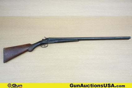 STANLEY ARMS 12 ga. Shotgun. Fair Condition. 30" Barrel. Shootable Bores Break Action SXS Features a
