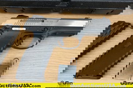 Ruger SR40 .40 S&W Pistol. Good condition, Normal Handling Marks, Scattered Spotting and/or Pitting.