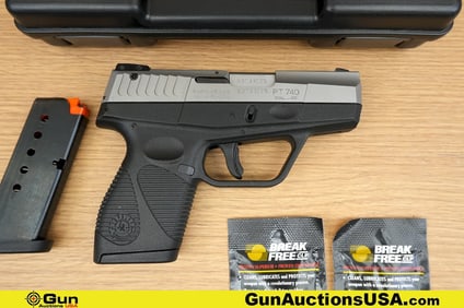 Taurus PT740 SLIM .40 CAL. Pistol. Very Good. 3.25" Barrel. Shiny Bore, Tight Action Semi Auto