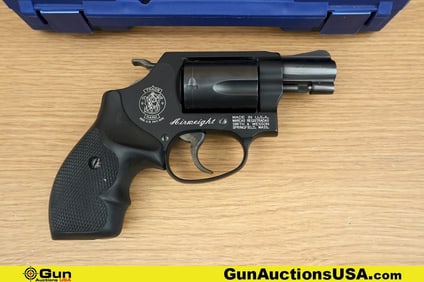 S&W 37-3 AIRWEIGHT .38 S&W SPL Revolver. Excellent. 1 7/8" Barrel. Shiny Bore, Tight Action Features