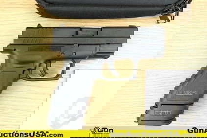 SPRINGFIELD XD-9 9X19 Pistol. Very Good. 3 1/8" Barrel. Shiny Bore, Tight Action Semi Auto Features