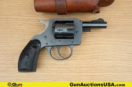 H&R INC 922 .22 CAL Revolver. Excellent. 2.5" Barrel. Shiny Bore, Tight Action Features a Brushed