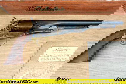 F.LLI PIETTA 1860 ARMY .44 Caliber Revolver. Very Good. 8" Barrel. Features a Fixed Front Sight,