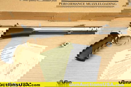 TRADITIONS BUCK HUNTER PRO .50 Caliber THREADED BARREL Pistol. Very Good. 14.75" Barrel. Single Shot