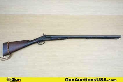 William Moore 12 Ga. Shotgun. Good condition, Normal Handling Marks, Scattered Spotting and/or