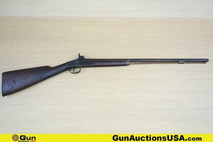 Appears to be .50 Caliber Black Powder. Fair Condition. 25" Barrel. Percussion Features a Bead Front
