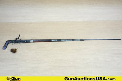 Long Gun . Needs Repair. 46" Barrel. Pistol Grip FLINT Owner's Provenance States it s Pistol Grip