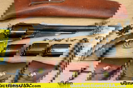 F.LLI PIETTA .44 CAL Revolver. Good condition, Normal Handling Marks, Scattered Spotting and/or