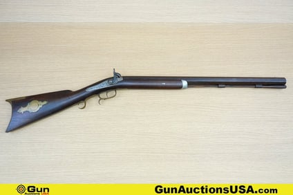 JOSH GOLCHER 1/2 Stock Percussion Plains Rifle .65 Rifle. Good condition, 24" Barrel. Percussion -